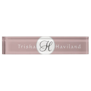 Plaque de bureau HAMbyWG - Mauve