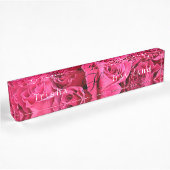 Plaque de bureau HAMbyWG - Roses roses