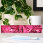 Plaque de bureau HAMbyWG - Roses roses
