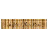 Plaque de bureau - HAMbyWhiteGlove - Bambou (Devant)
