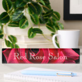 Plaque de bureau - HAMbyWhiteGlove - Rose rouge