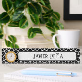 Plaque de bureau Jardin gothique