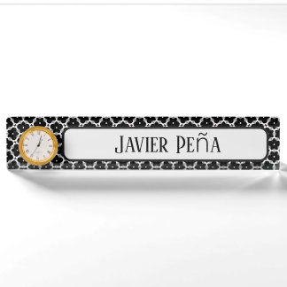Plaque de bureau Jardin gothique
