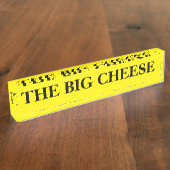 Plaque de bureau Le Grand Fromage pour le patron (Taille)