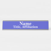 Plaque de bureau nominative (Devant)