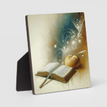 Plaque de bureau "Nourriture spirituelle"