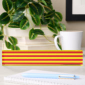 Plaque de bureau patriotique avec Drapeau de Catal