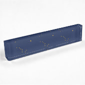 Plaque de bureau patriotique avec drapeau de l'Ala