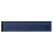 Plaque de bureau patriotique avec drapeau de l'Ala (Devant)