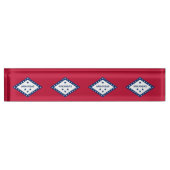 Plaque de bureau patriotique avec drapeau de l'Ark (Devant)