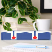 Plaque de bureau patriotique avec drapeau de Toron