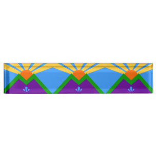 Plaque de bureau patriotique, Drapeau de Manitou S