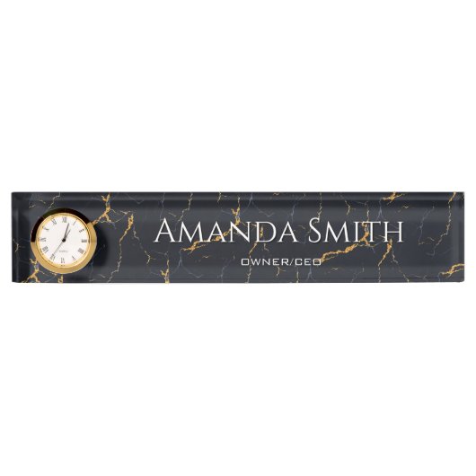 Plaque de bureau personnalisable - BUREAU (Devant)