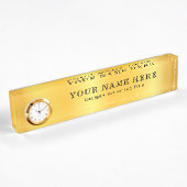 Plaque de bureau personnalisable pour le bureau