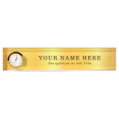 Plaque de bureau personnalisable pour le bureau (Devant)
