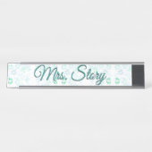 Plaque de bureau personnalisée (Devant)