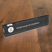Plaque de bureau personnalisée (Taille)