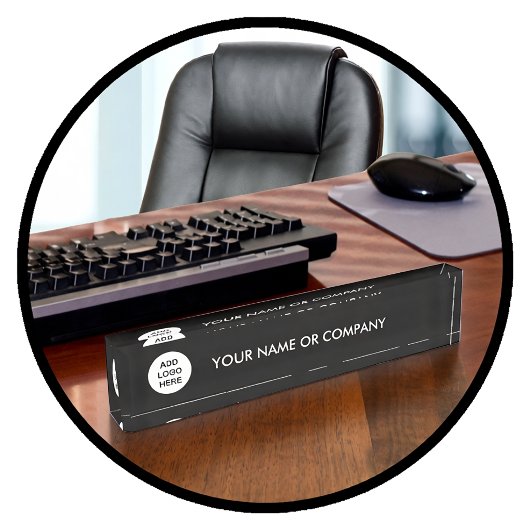 Plaque de bureau personnalisée