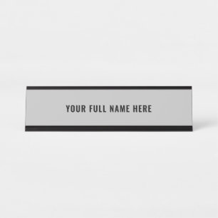 Plaque de bureau personnalisée à votre propre desi