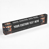 Plaque de bureau personnalisée "Don’t Mix ‘Em’ vin