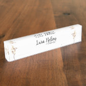 Plaque de Bureau - Plaque de Nom en Acrylique Pers (Taille)