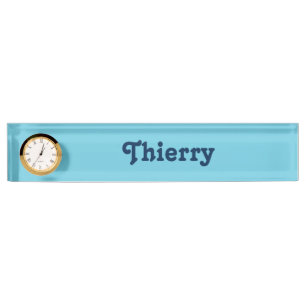 Plaque de bureau Thierry