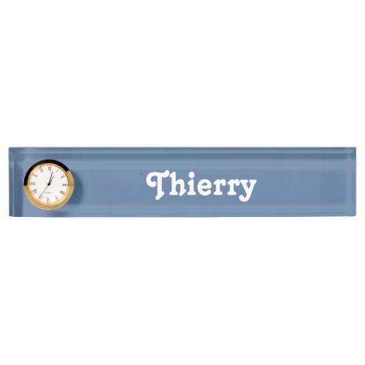 Plaque de bureau Thierry (Devant)