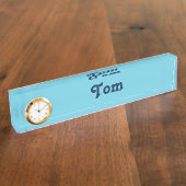 Plaque de bureau Tom (Taille)