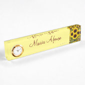 Plaque de bureau Tournesol