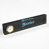 Plaque de bureau Xavier