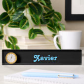 Plaque de bureau Xavier