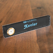 Plaque de bureau Xavier (Taille)