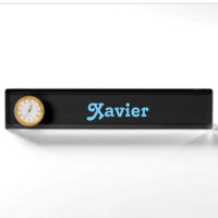 Plaque de bureau Xavier