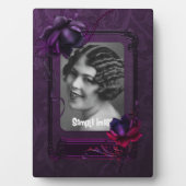 Plaque de cadre d'art gothique violet (Devant)