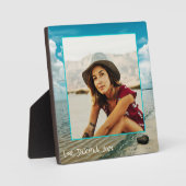 Plaque de cadre photo à l'extrémité de l'eau (Recto)