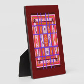 Plaque de cadre photo Abstraite avec plan courbe (Côté)