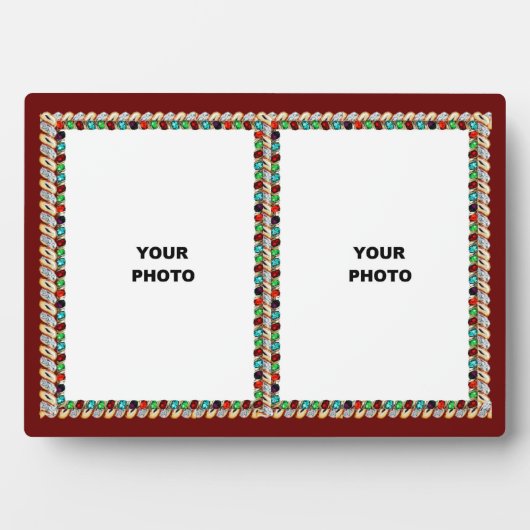 Plaque de cadre photo Double étincelle (Devant)