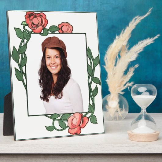 Plaque de cadre rose (Côté)