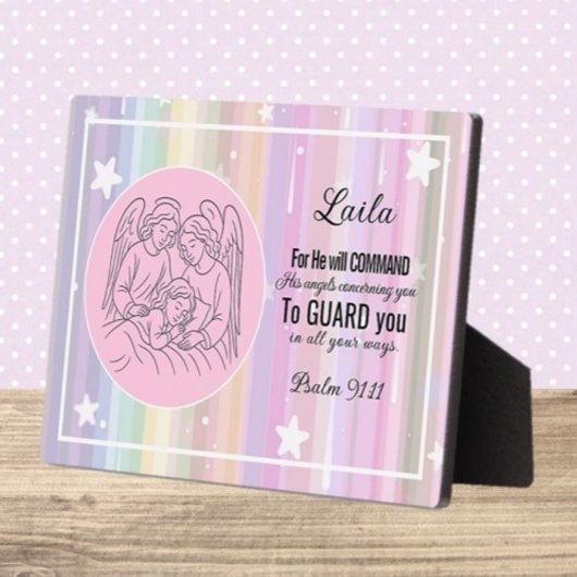 Plaque de chambre pour enfant basée sur la foi per