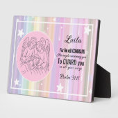 Plaque de chambre pour enfant basée sur la foi per (Côté)