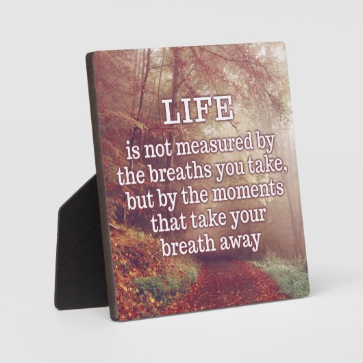 Plaque de citation à vie (Recto)