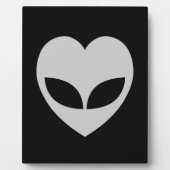 Plaque de coeur de l'Alien Love (Devant)