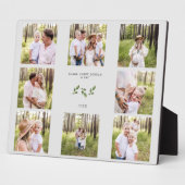 Plaque de collage de la famille de huit photos per (Côté)