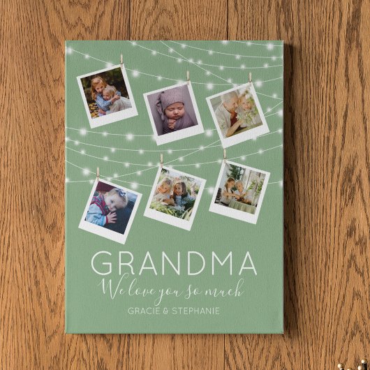 Plaque de collage de photos de chaînes modernes