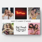 Plaque de collage photo avec écriture Meilleures A (Devant)