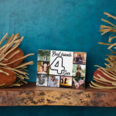 Plaque de collage photo Best Friend 4-Ever (Côté)