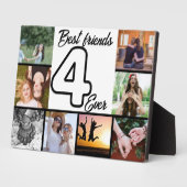 Plaque de collage photo Best Friend 4-Ever (Côté)