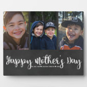 Plaque de collage photo | Bonne fête des mères (Devant)