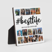 Plaque de collage photo Modern Best Life (Recto)