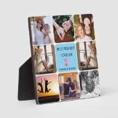 Plaque de collage photo moderne Best Friends Forev (Recto)